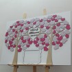 تابلو یادبود درخت و قلب
