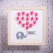 تابلو یادبود قلب و فیل Heart & Elephant