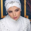کلاه حجاب عروس 7504 (توربان)